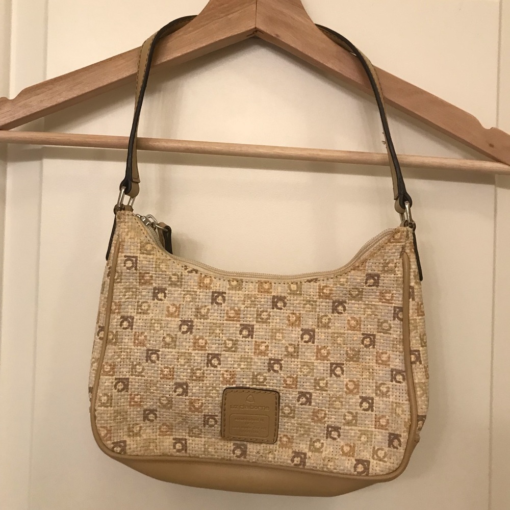 Liz Claiborne small purse- multi colored neutral